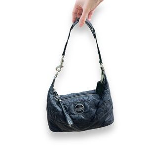 Coach Black Quilted Shoulder Bag